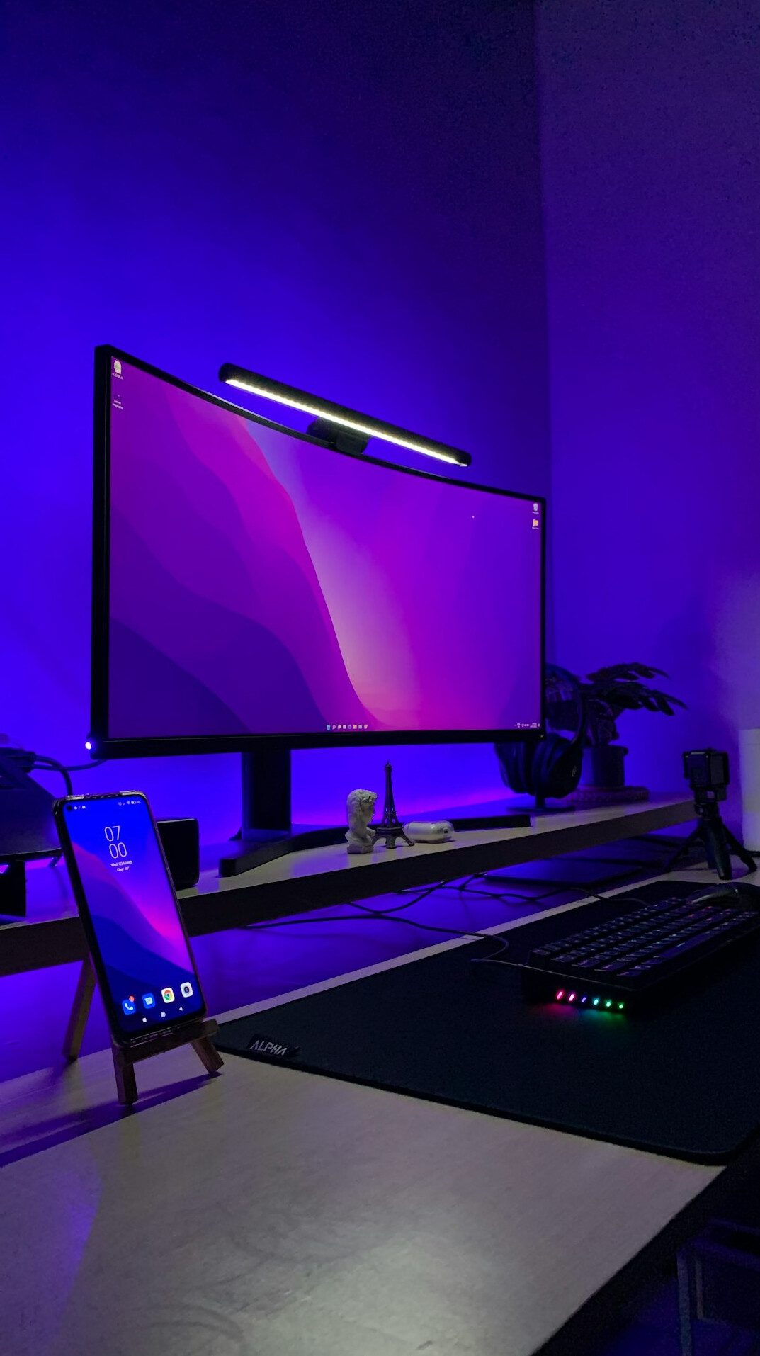 Dual monitor setup displaying a code editor
